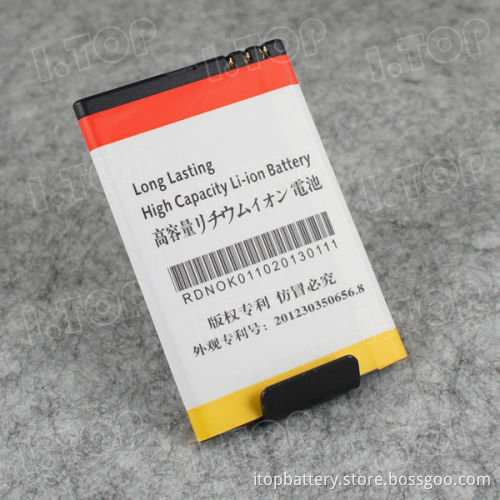 best quality rechargeable cell phone internal battery for Nokia Lumia 610 710 BP-3L with 1500mAh